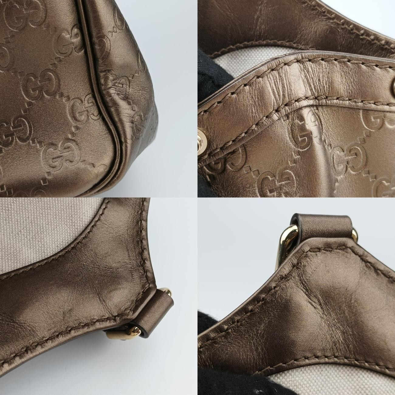 グッチGucciスーキーゴールドレザー211944B9621207