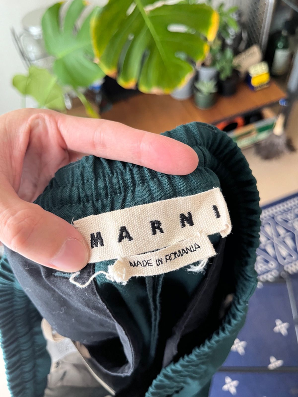 MARNI マルニ　トロピカルウール　イージーパンツ　スラックス