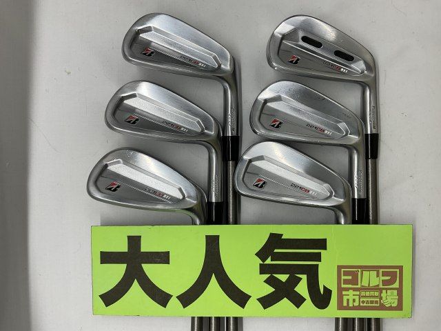 【中古】アイアンセット ブリヂストン 【大人気】221CB　アイアン　6本/スチールファイバーfc115CW/F4 (S)/25[4405]■神戸長田