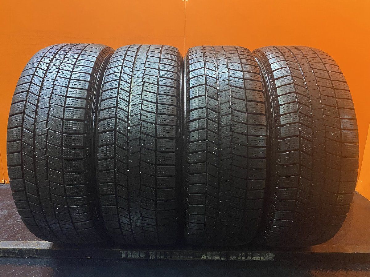 DUNLOP WINTER MAXX WM03 215|55R18 18インチ スタッドレス 4本 23年製 バリ溝 CX-30 ハイエース デュアリス等 VTH145