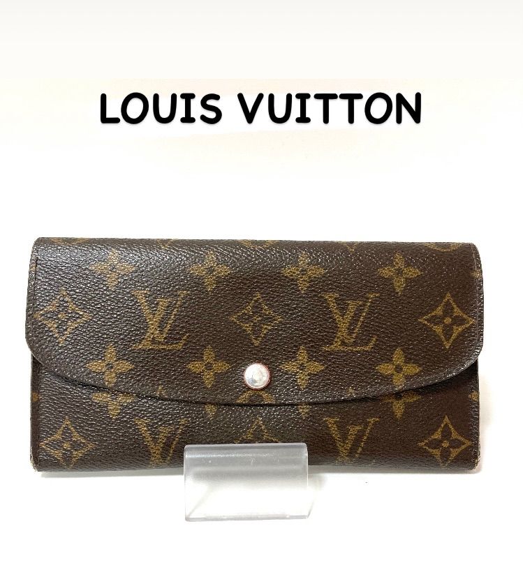 ⁂LOUIS VUITTON⁂ ルイヴィトンポルトフォイユエミリー長財布モノグラム赤中古！