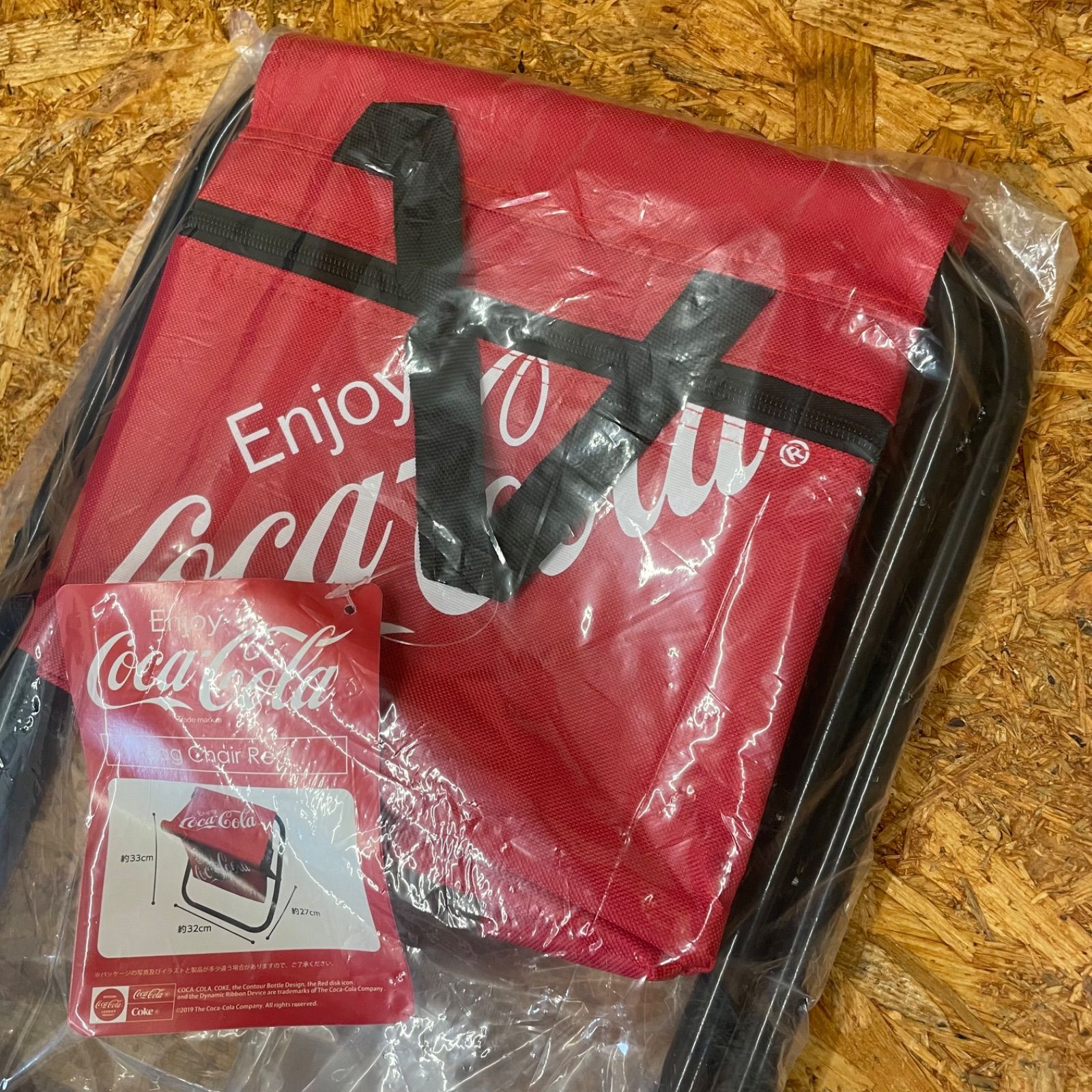 新品 未使用 Coca-Cola バッグチェア レッド 未開封 アメリカン