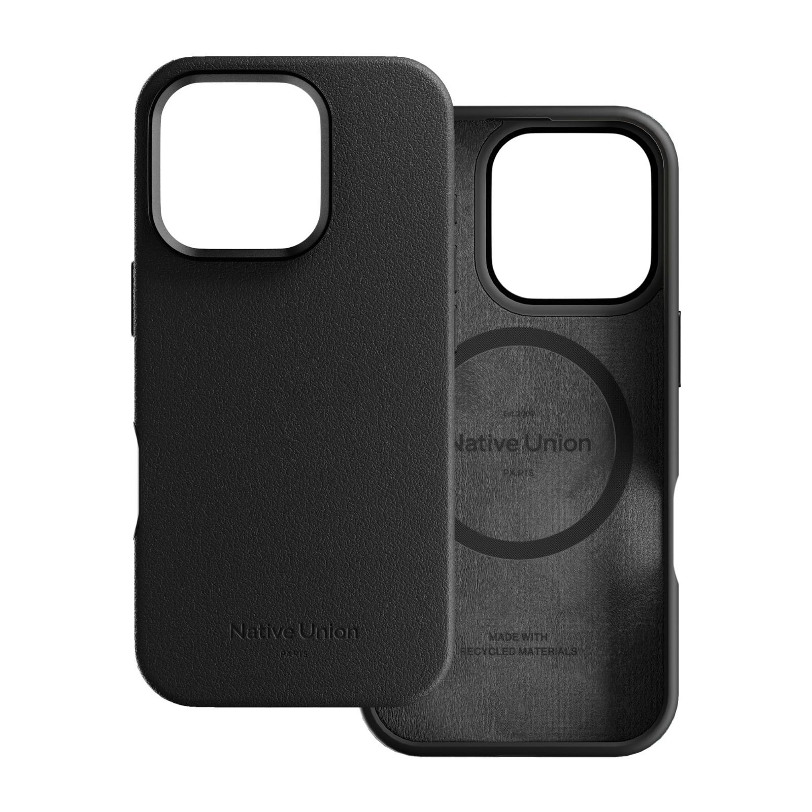 新着商品 Case 内蔵マグネット付きMagSafe対応 Active 頑丈なデザイン Union リサイクル素材 Native 最大10フィート|3メートルの落下保護を備えた超耐久性でiPhone 16用 ブラック