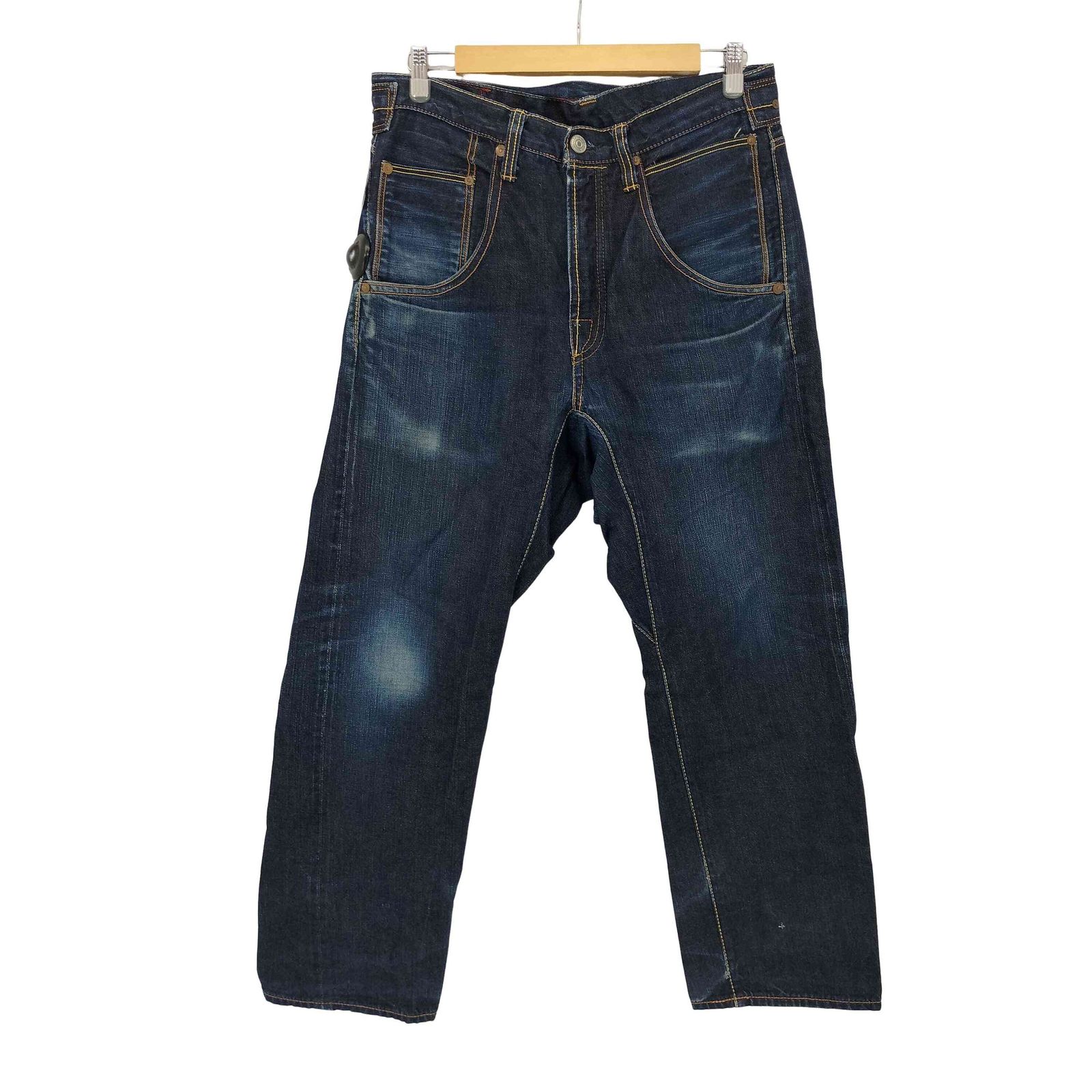リーバイスレッド Levis RED 00S 2006 Guy's Low Crotch Cinch シンチバック ボタンフライデニムパンツ Y2K セルビッチ 赤耳 メンズ  32