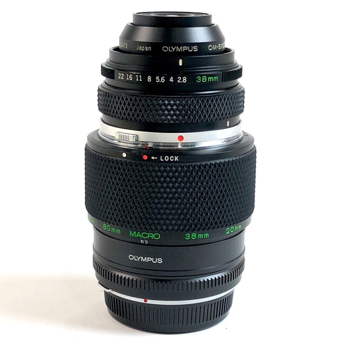 オリンパス OLYMPUS ZUIKO AUTO-MACRO 38mm F2.8 一眼カメラ用レンズ（マニュアルフォーカス） 【】