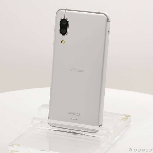 SIMフリー AQUOS sense3 64GB シルバー 372 電池良好 スマートフォン・携帯電話 〔品〕 AQUOS sense3 64GB シルバーホワイト