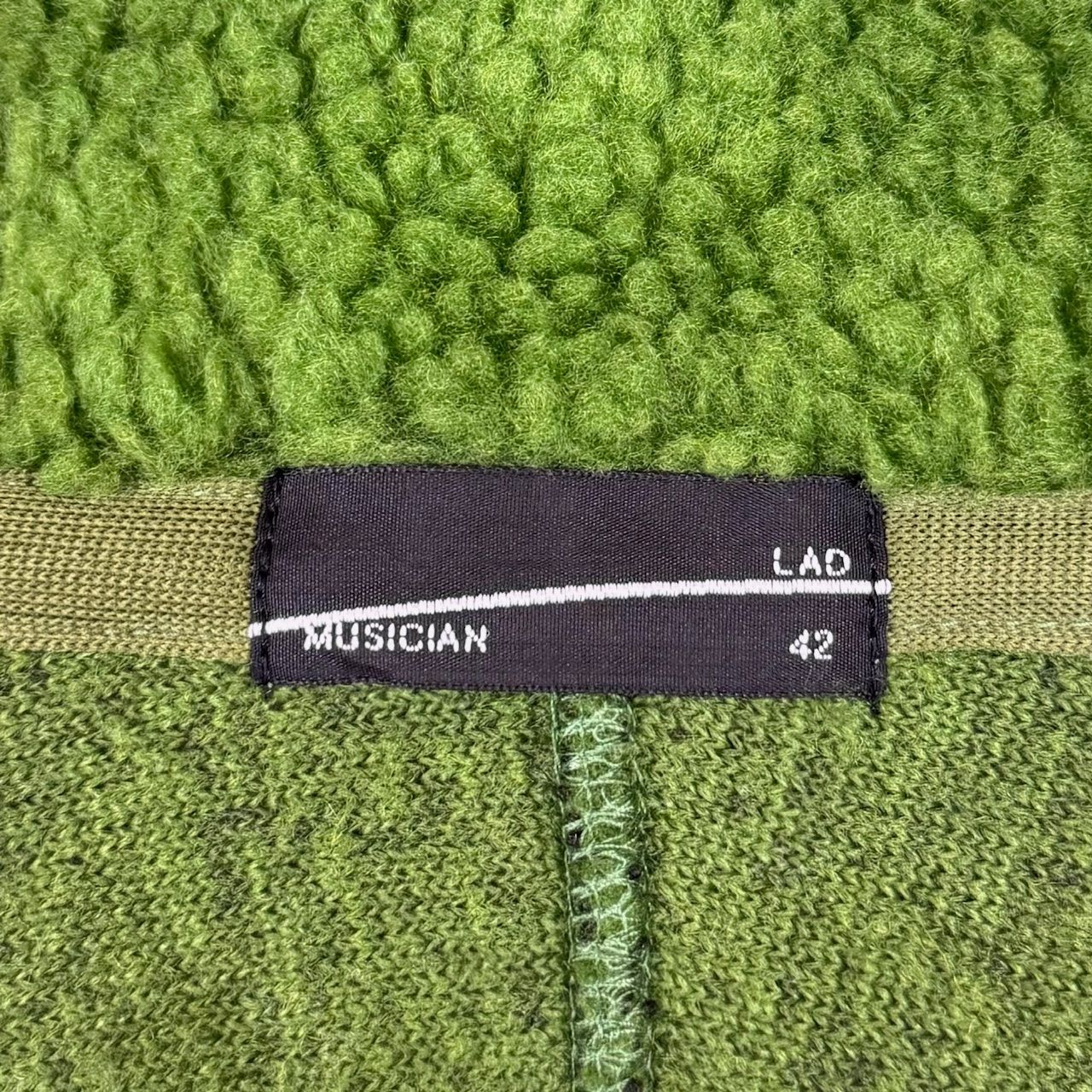 定価38500円 未使用 LAD MUSICIAN 22AW BOA HOODED BLOUSON ボア 