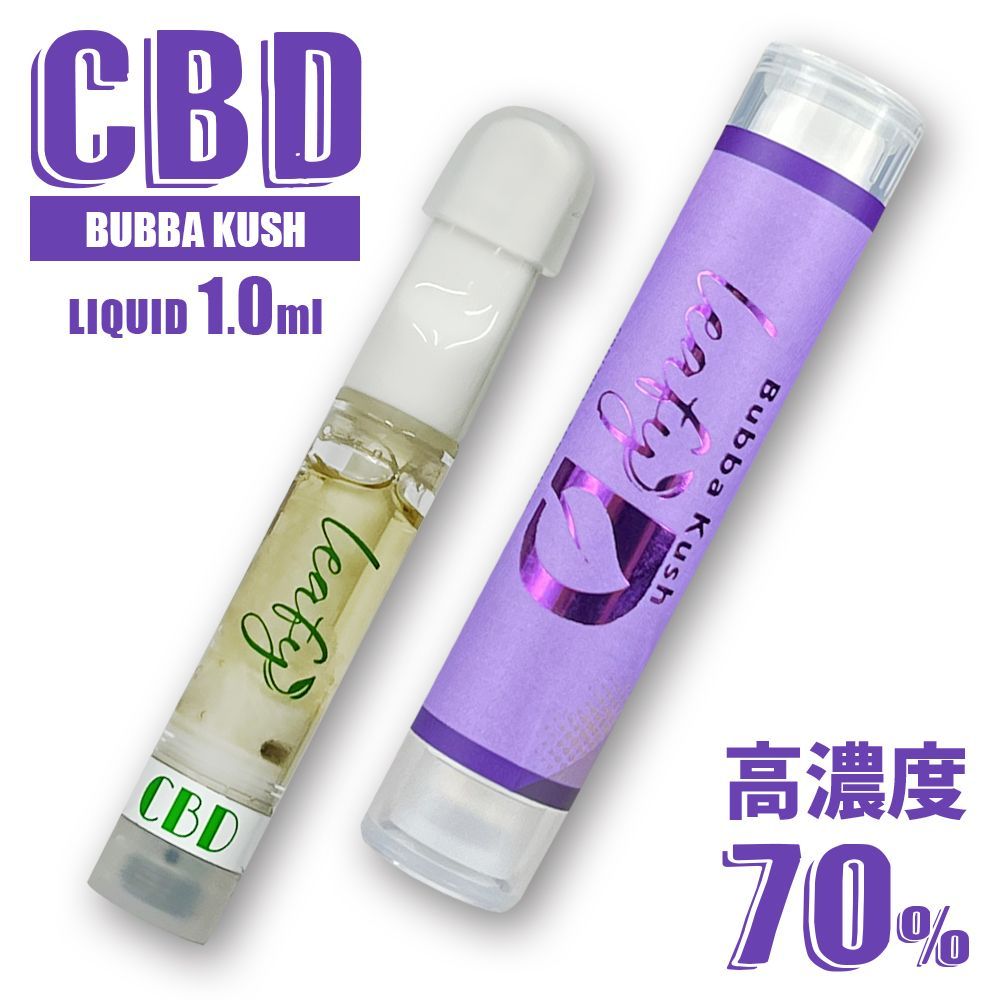 CBD リキッド 1ml 1.0ml 高濃度 70% 510 Leafy - メルカリ