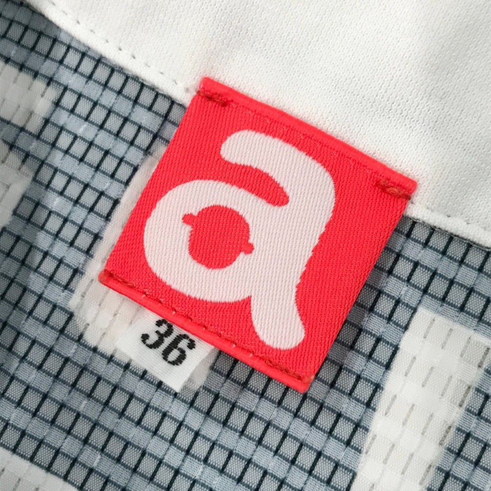 サイズ：36 ARCHIVIO アルチビオ ; ノースリーブポロシャツ 総柄