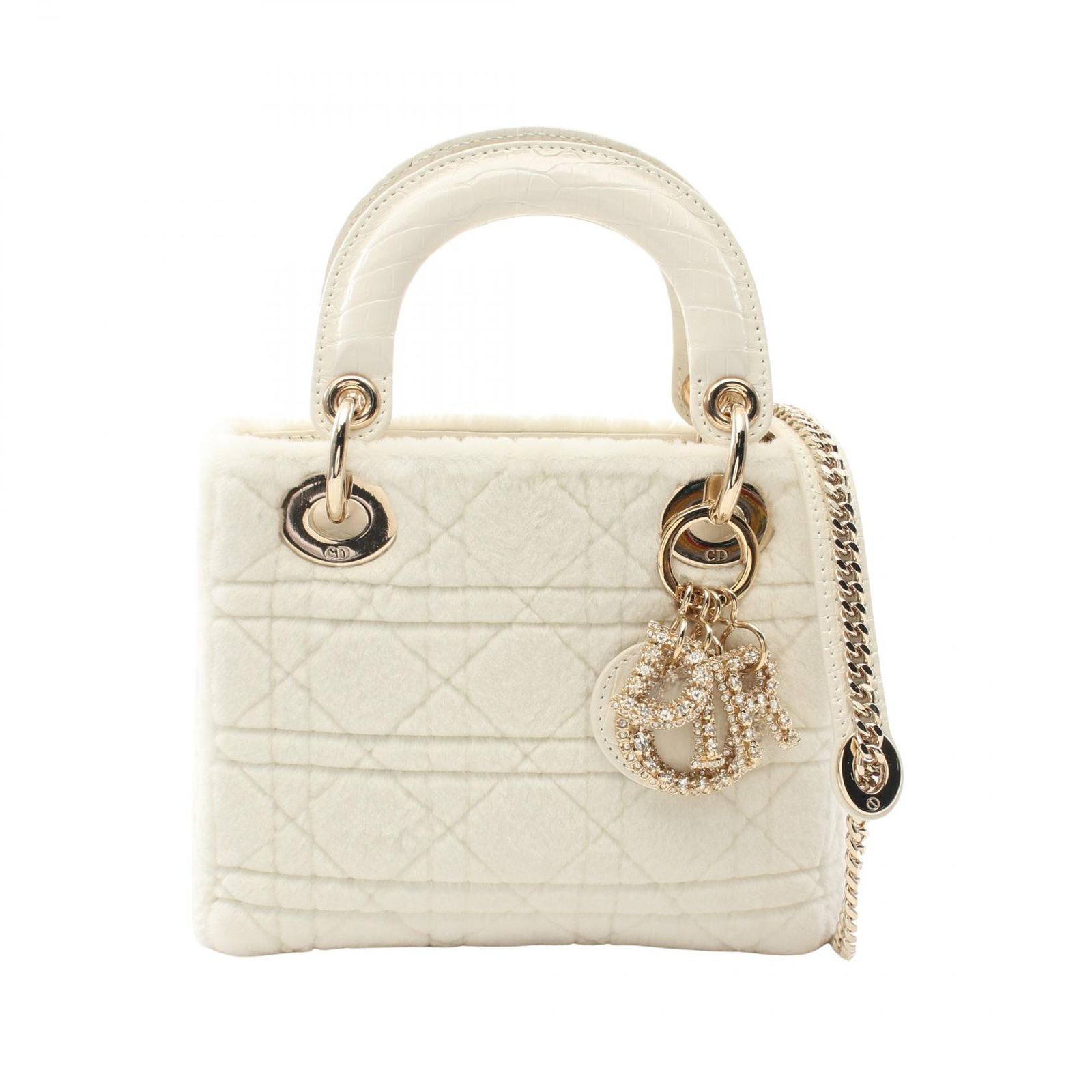 ディオール Dior ハンドバッグ レディディオール ミニ カナージュ