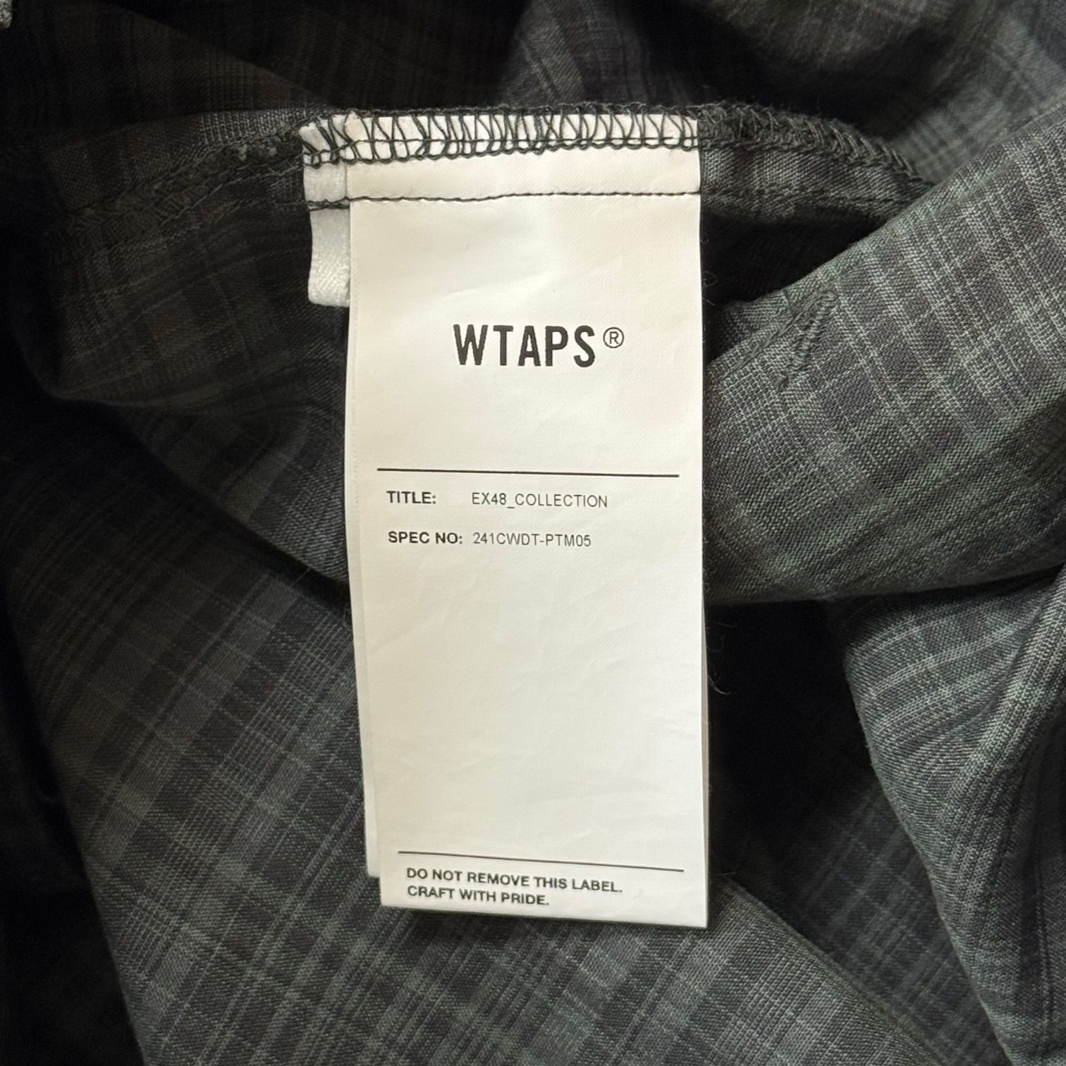 専用　wtaps 24SS 24SS TROUSERS LNRY WTAPS(ダブルタップス) 24SS TROUSERS POLY． TUSSAH ベルテッド