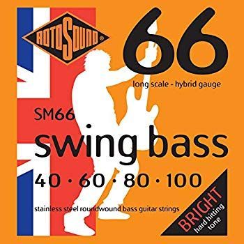 【中古】【非常に良い】ROTOSOUND/ロトサウンド ROT-SM66 [40-100] ベース弦 bme6fzu
