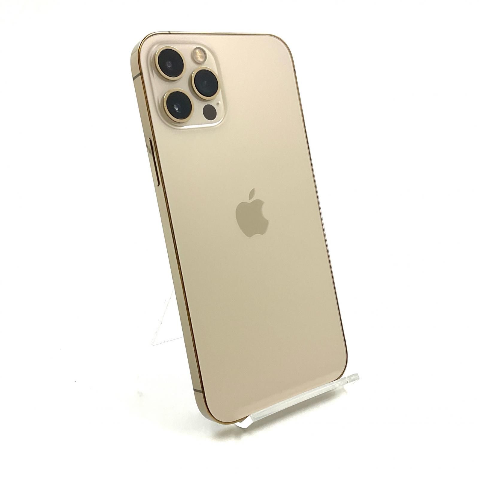 全額返金保証 最速発送 Apple iPhone 12 Pro 128GB ゴールド Softbank 白ロム 動作 済 78%