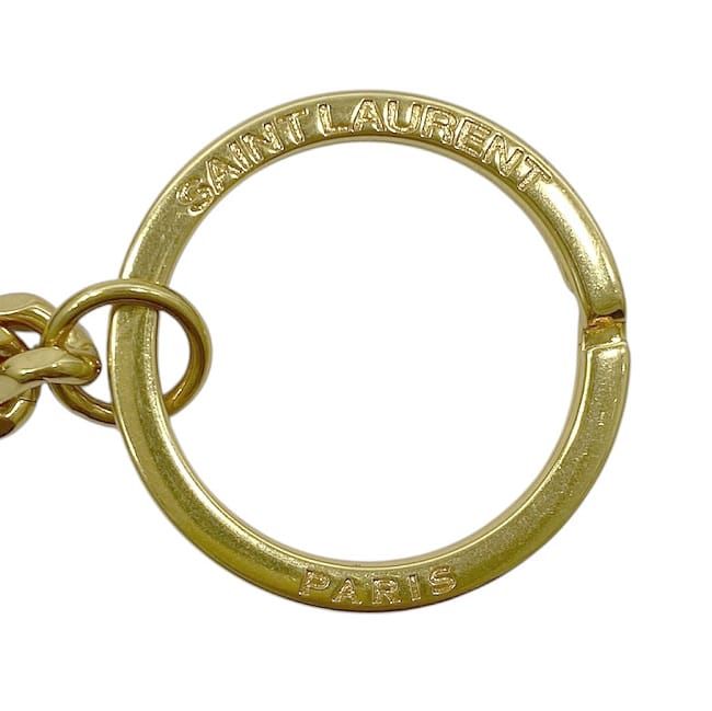 サンローラン キーリング付き コインケース ブラック TGN438386119  