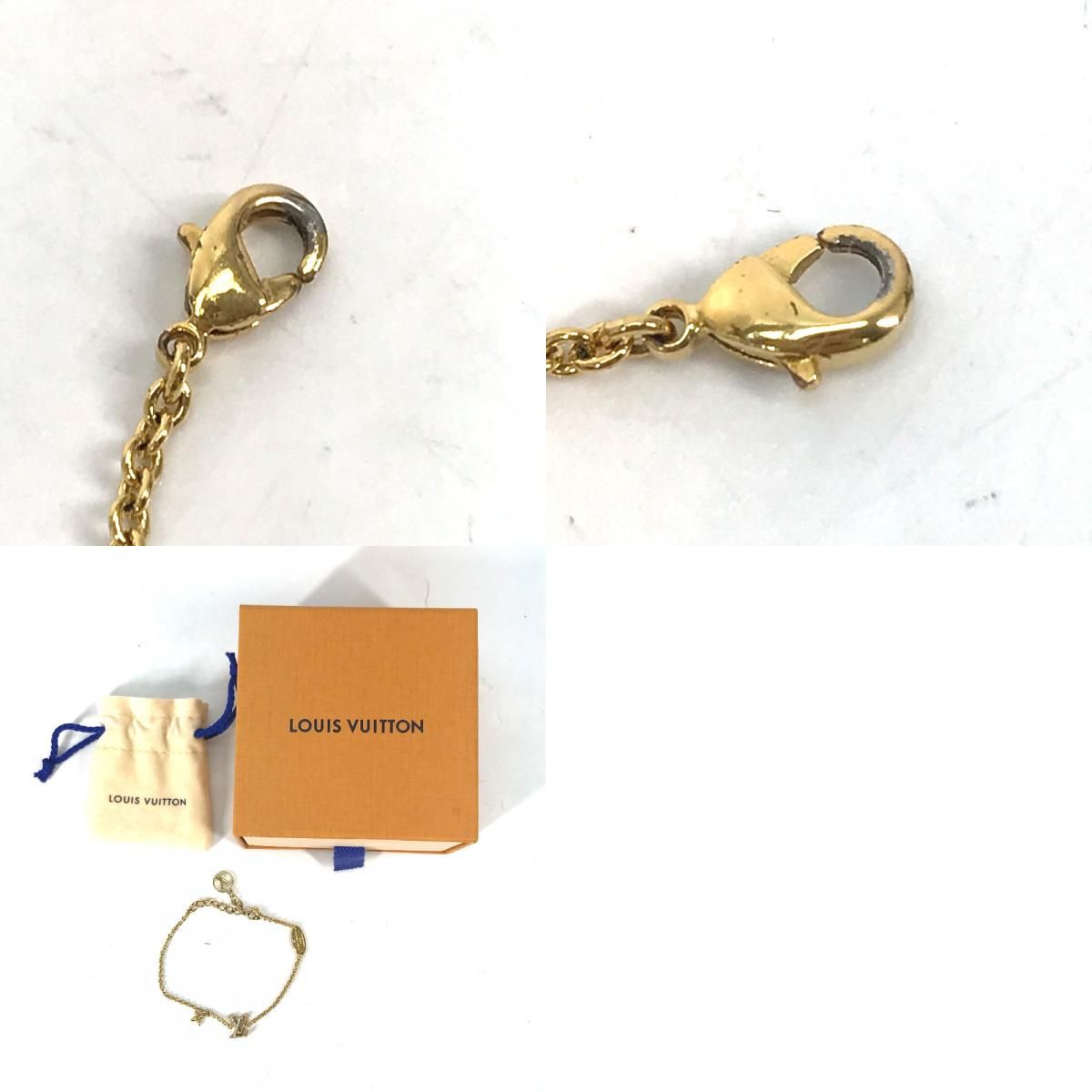 ルイヴィトン M00587 ブレスレット LVアイコニック　 ゴールド メタル 楽天市場】ルイヴィトン LOUIS VUITTON LV イニシャル ブラスレ