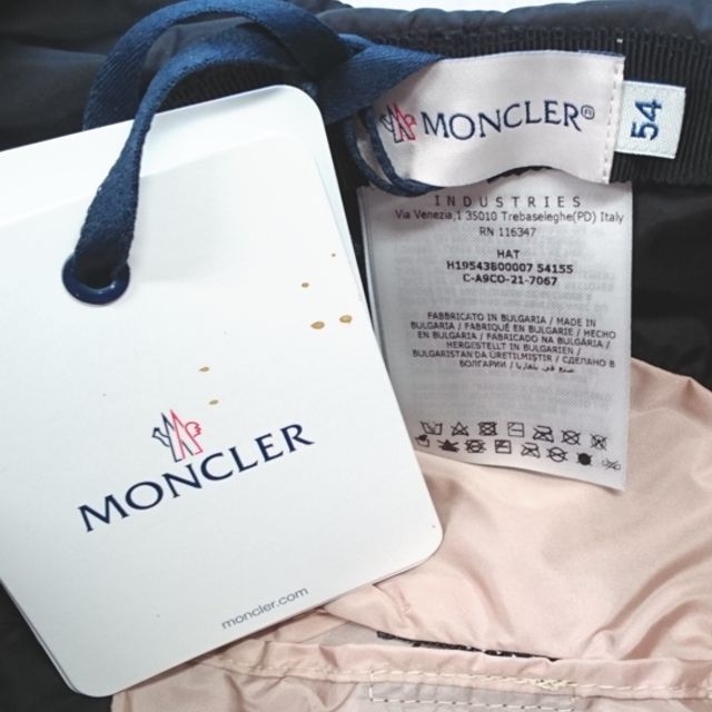 ○新品/正規品○ MONCLER フェルト ロゴ バケット ハット - メルカリ