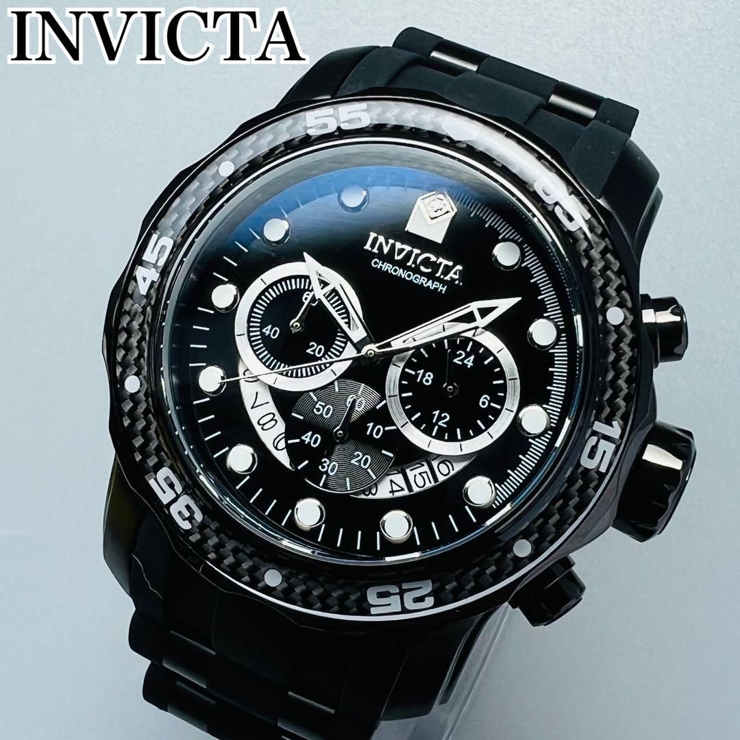 新品Invicta メンズ 腕時計 プロ ダイバー クォーツ クロノグラフ