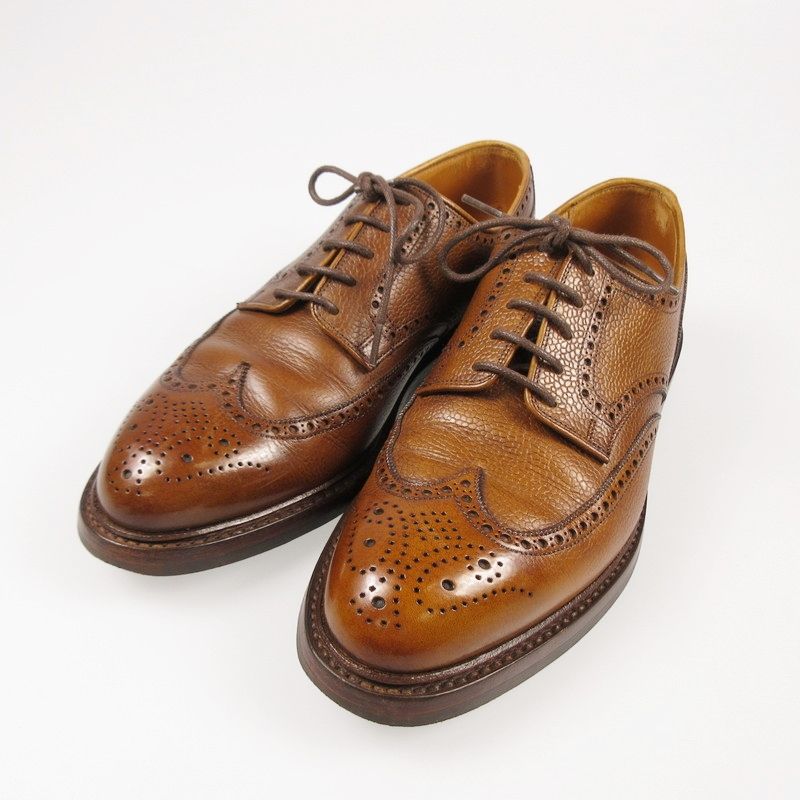 姫路東店 CROCKETT-JONES | クロケットアンドジョーンズ レザーシューズ PEMBROKE 8679 サイズ US7.5 ブラウン 127