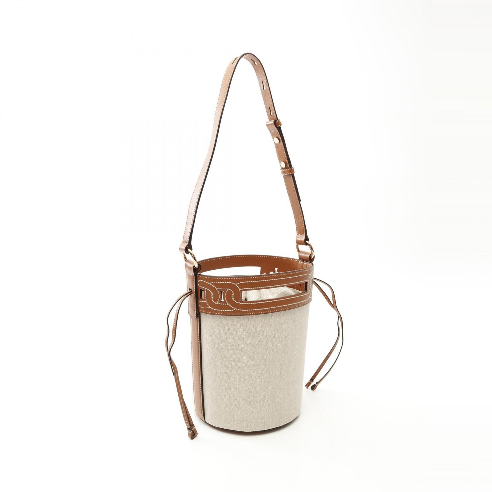 トッズ TOD'S ショルダーバッグ KATEバケットバッグS ナチュラル