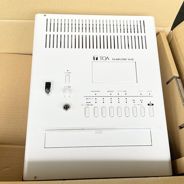 VA-62 壁掛型アンプ 60W 5局 TOA 【未使用 開封品】 □K0053255 - メルカリ