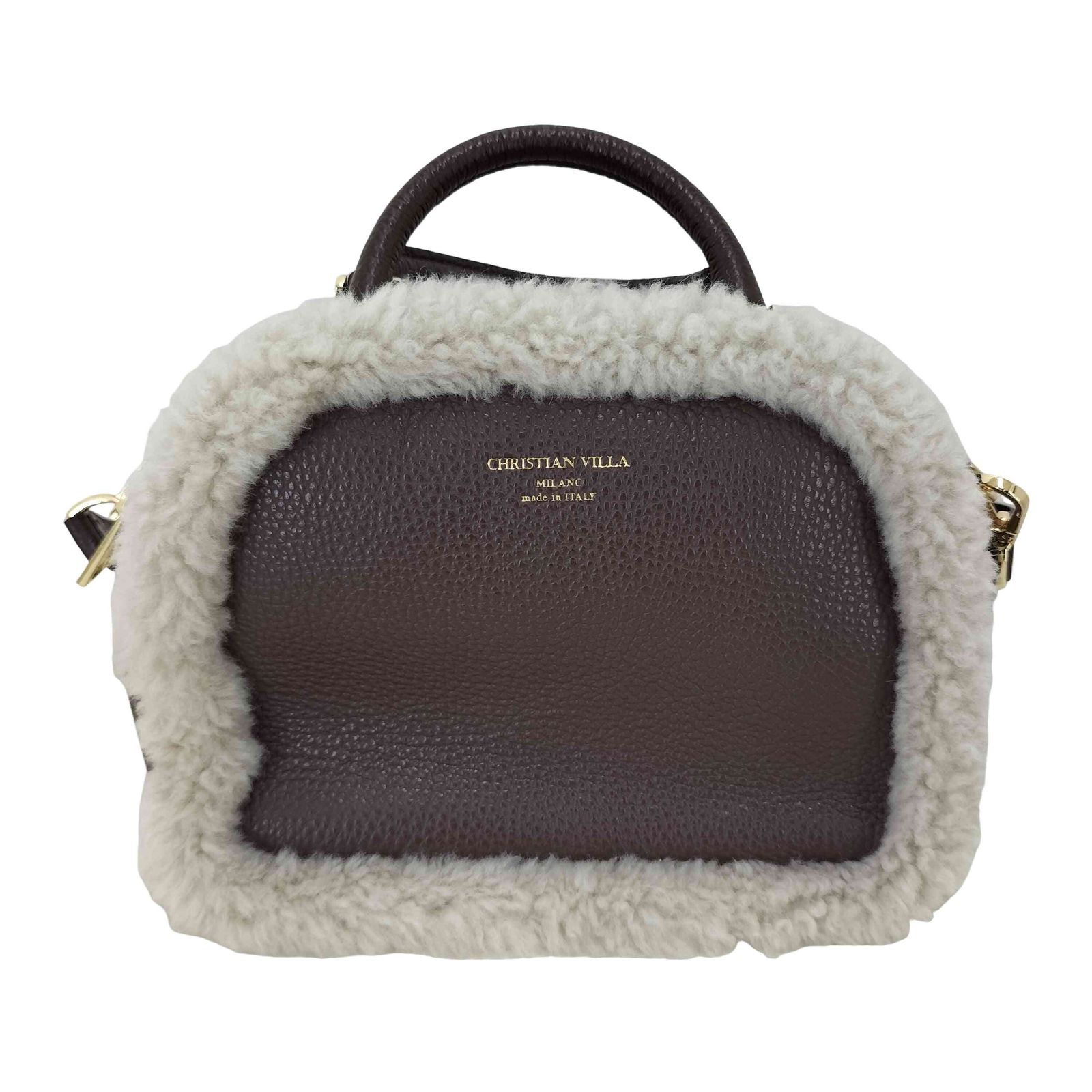 クリスチャンヴィラ CHRISTIAN VILLA BoaスクエアショルダーBAG ボア 