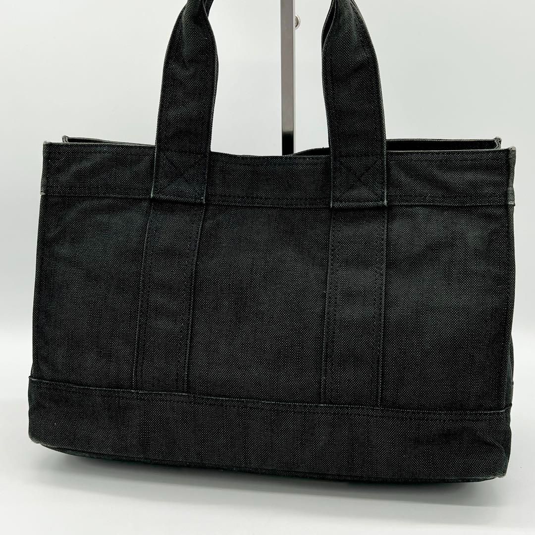 極美品　ポーター　スモーキー　ハンドバッグ　トート　デニム　ブラック　黒 ✨美品✨PORTER スモーキー トートバッグ デニム シンプル