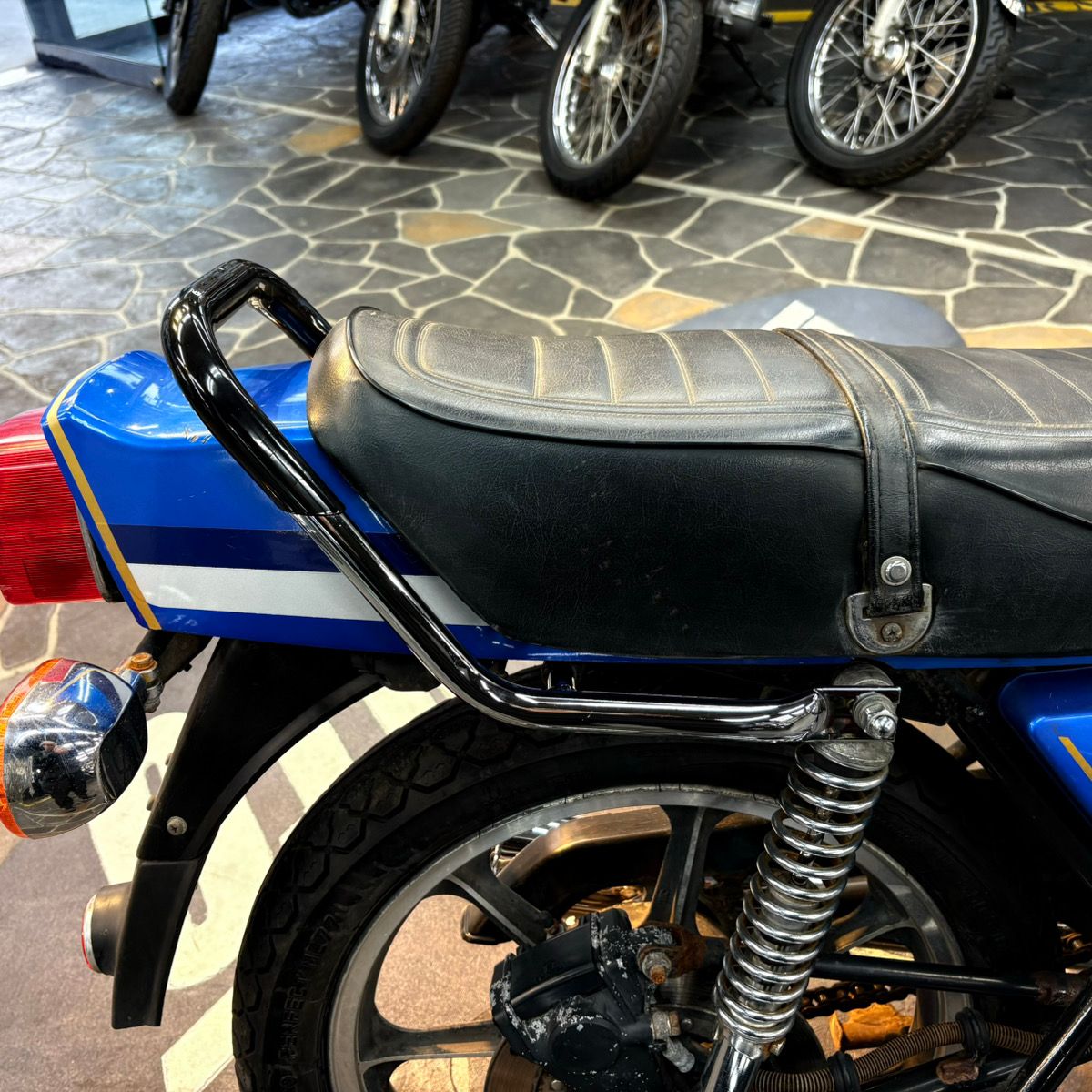 Z250FT Z400FX タンデムバー グラブバー タンデムグリップ メッキ