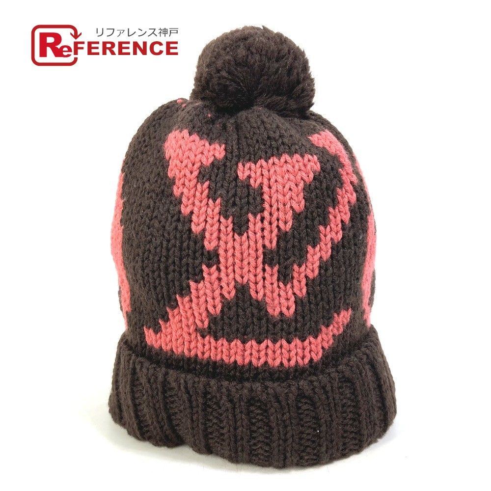 し*け様 LOUIS VUITTON ビーニー ルイヴィトン M72398 ポンポン付き ボネ グランフロア ビーニー