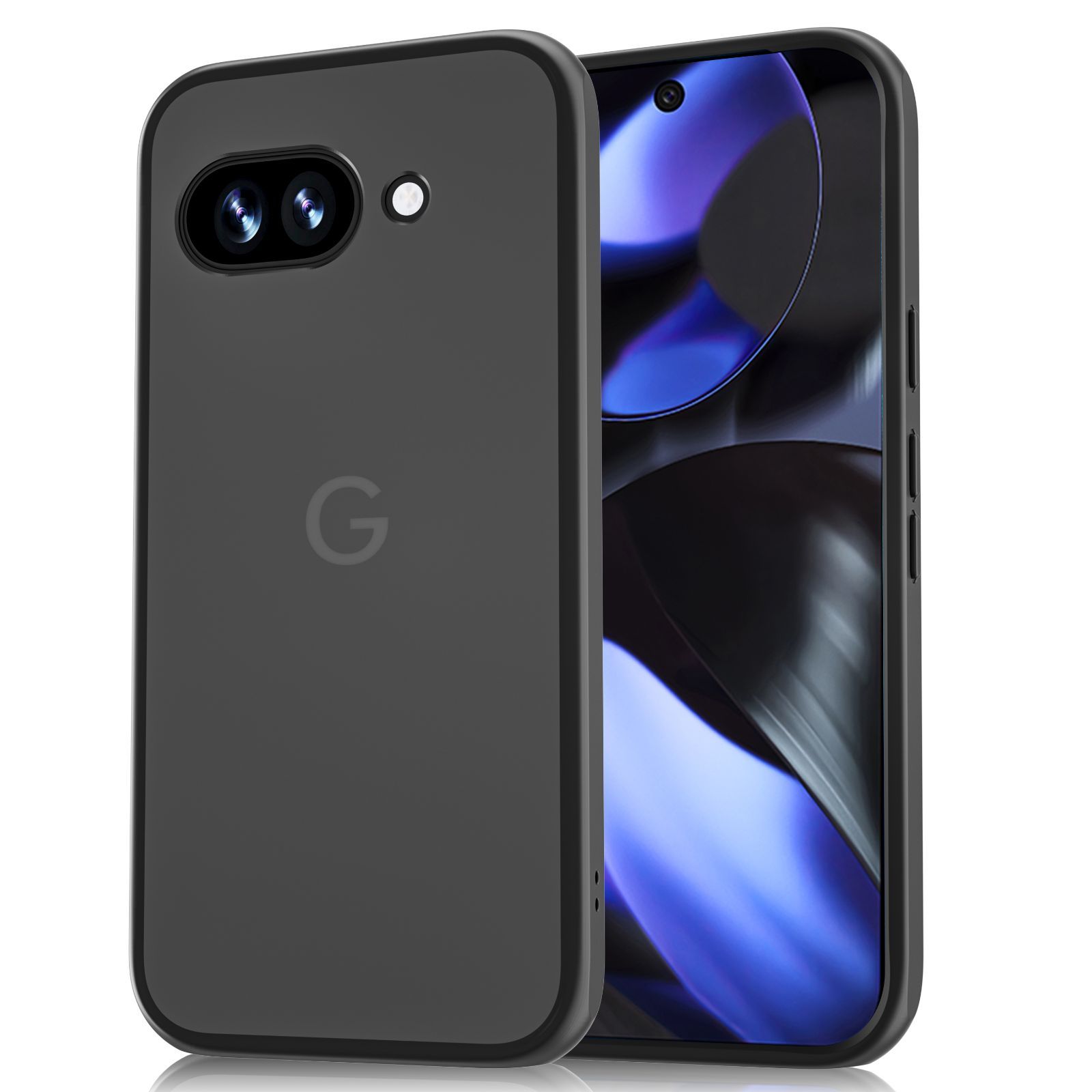 Pixel9a 用 ケース 半クリア 耐衝撃 マット感 米軍MIL規格取得 SGS認証 