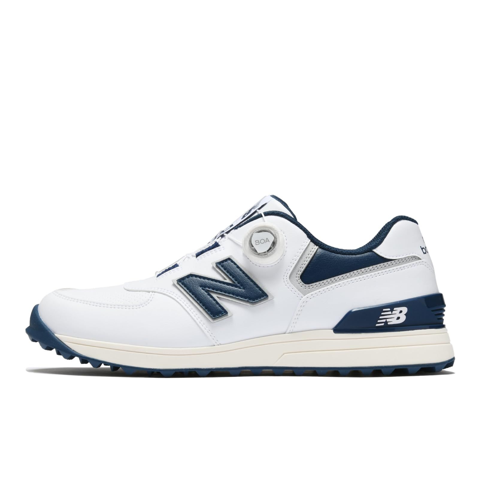 ニューバランス ゴルフシューズ UGBS574v3 BOA ボア スパイクレス メンズ レディース J WHITE|NAVY 25.0 cm 2E J WHITE|NAVY 25.0 cm 2E
