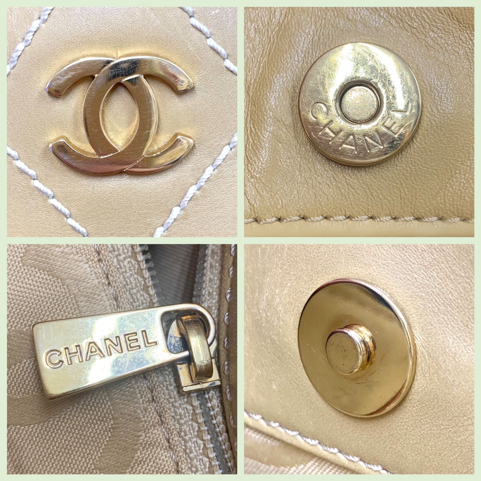 美品⭐️CHANEL シャネル】 ワイルドステッチ ココマーク ハンドバッグ 
