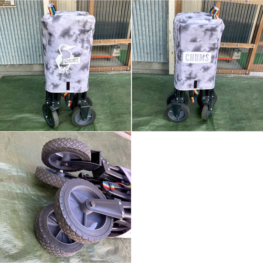 CHUMS チャムス FREAK’S STORE×CHUMS ハッピーキャンピングフォールディングワゴン OLIVEOS_COM_TR