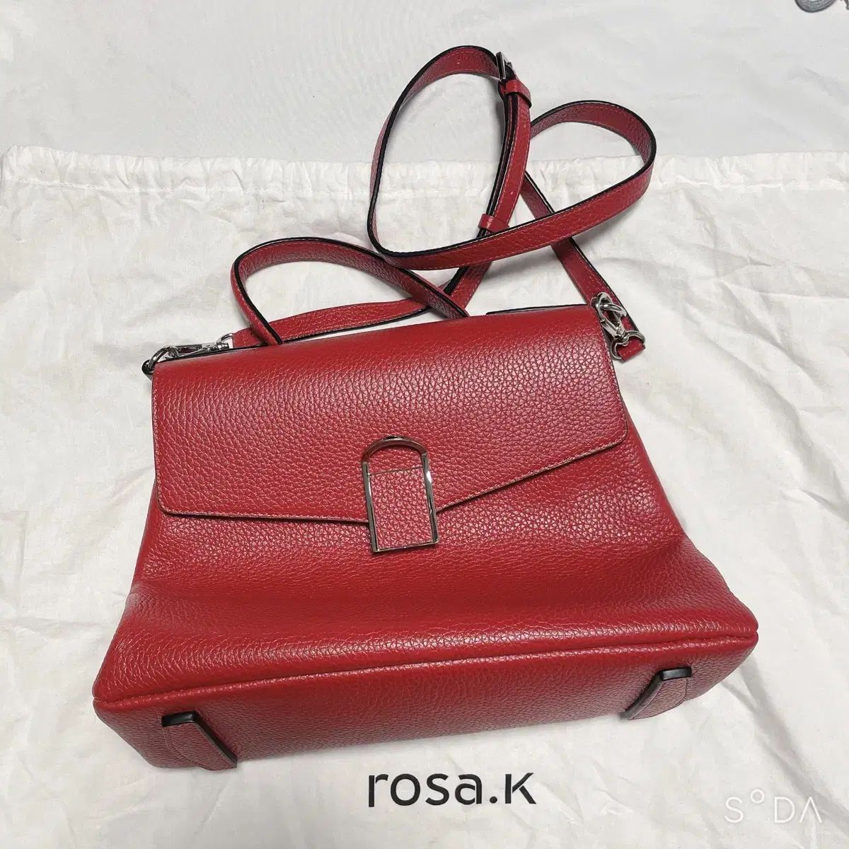 ROSA.K ロサケイ カバス クロスバック レッド