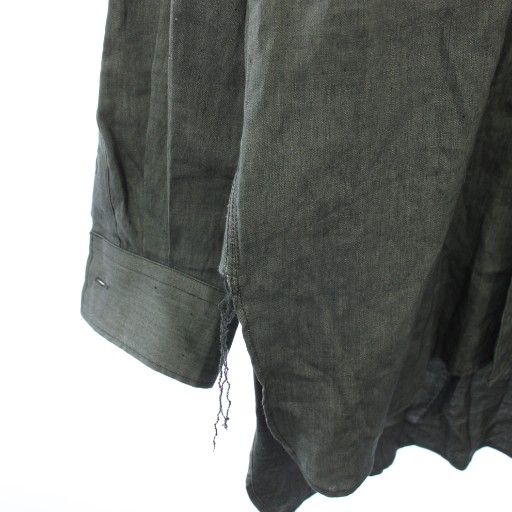 ヒューベント HUM VENT ボタンダウンシャツ 長袖 2 緑 HV302001ER /TK  