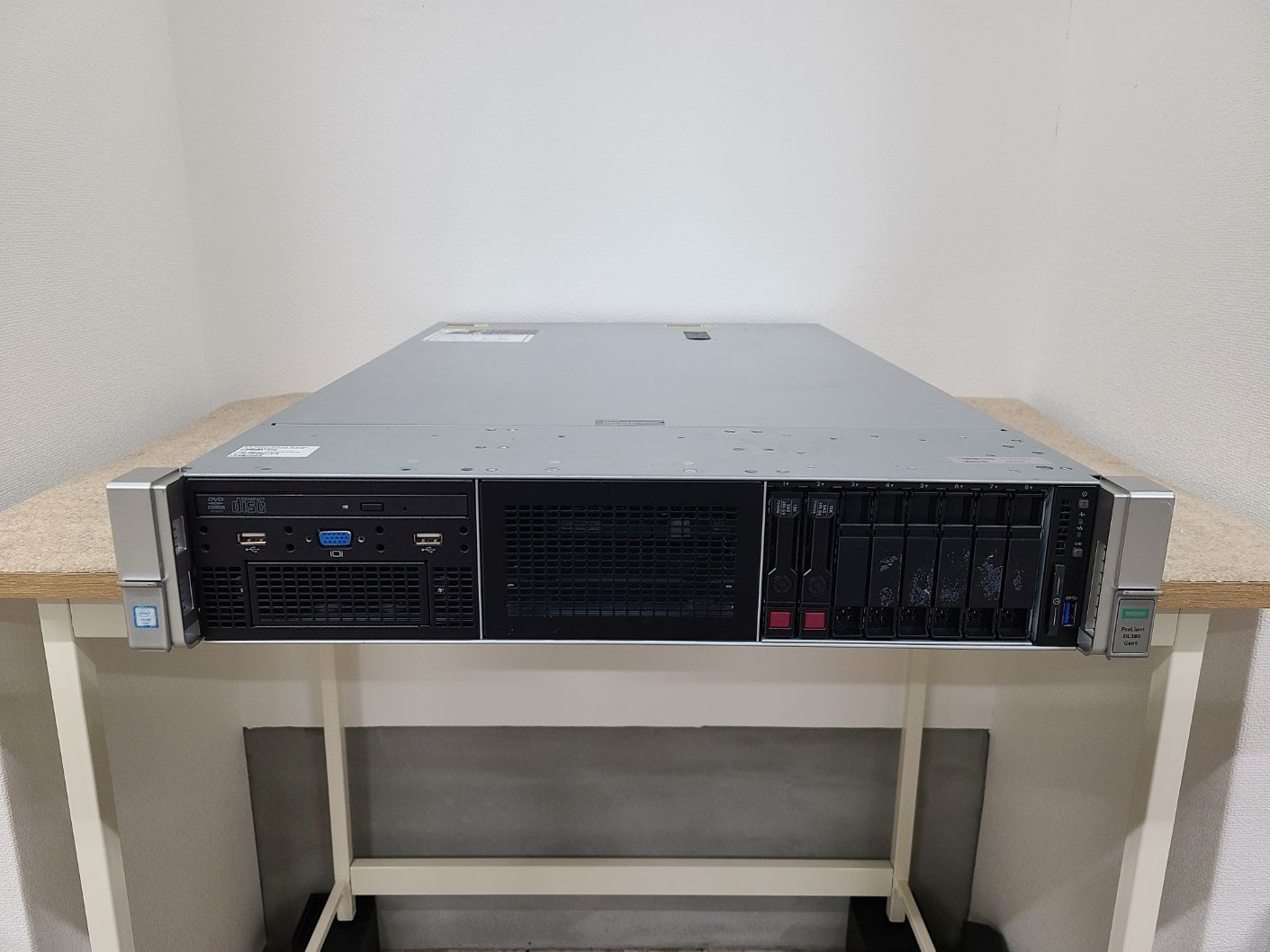 HP ProLiant DL380 Gen9 2x E5-2670V3 12core 2.30GHz 128GB 2x 300GB P440ar