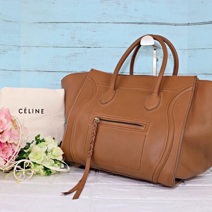 CELINE ラゲージ ファントム ミルクティーブラウン A4収納可能 大容量