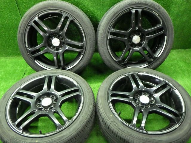 クリムソン　DS1　スパルコ　SPARCO　アルミホイール　7J　ET48　マルチ　215/45　タイヤ付　240404004
