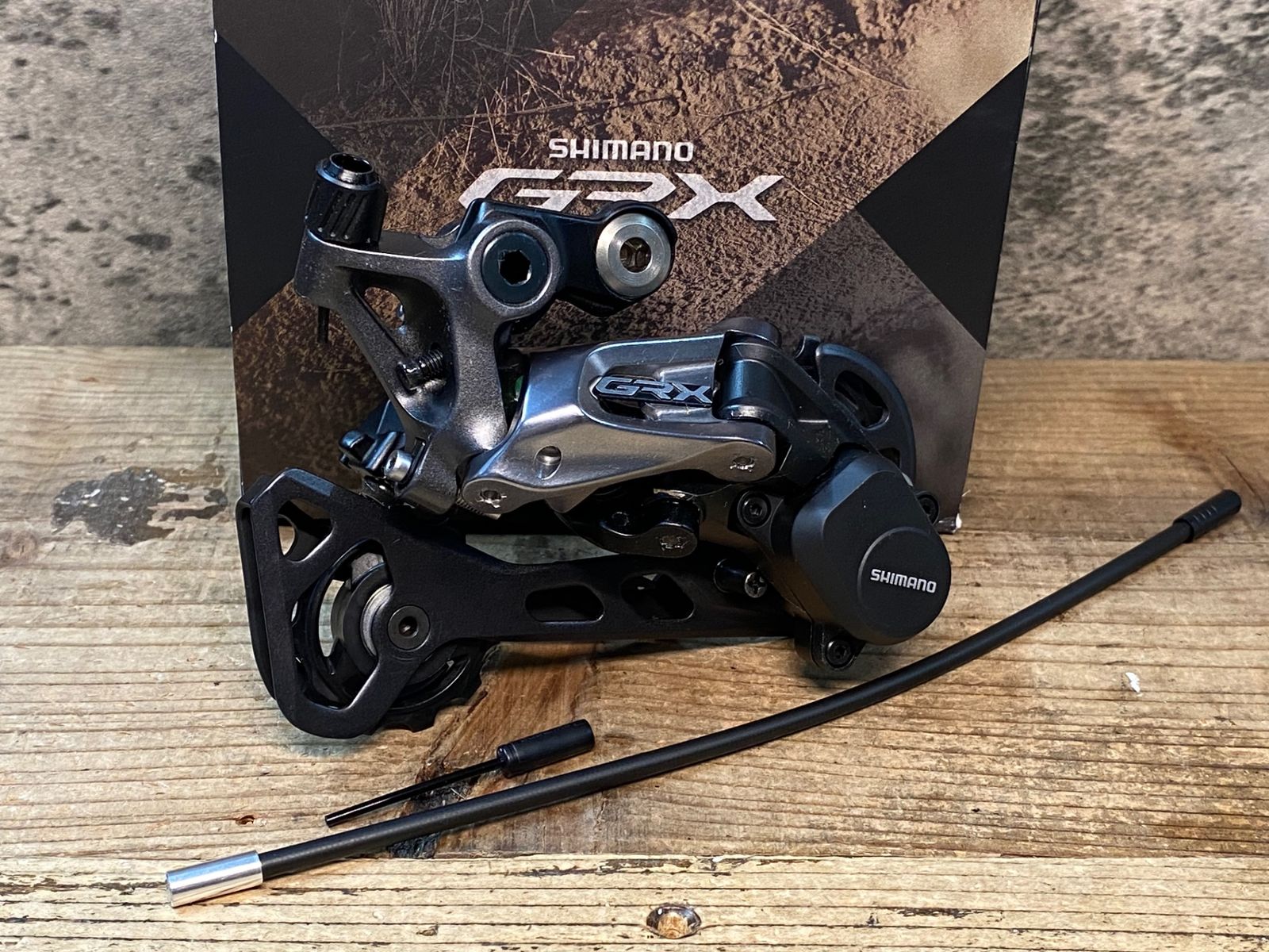 パーツ Shimano RD-RX812 11s Shimano GRX RD-RX812 Rear Derailleur - 11-Speed, Long Cage