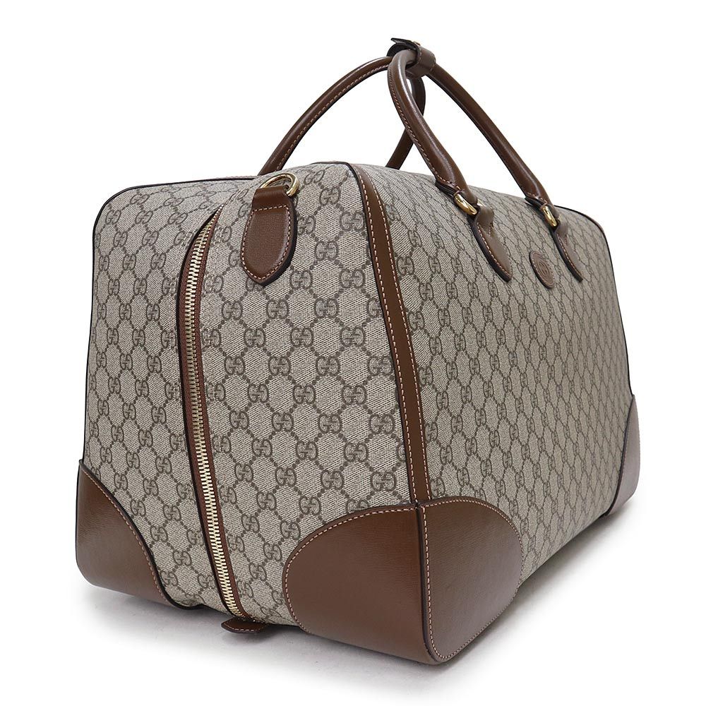 グッチ インターロッキングG 2WAY ショルダー ダッフル ボストンバッグ