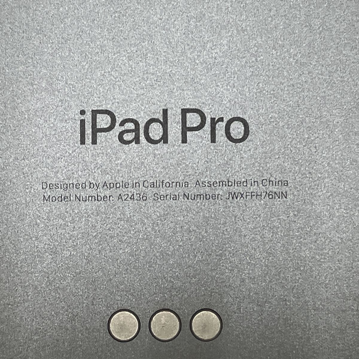 スペースグレー タブレット