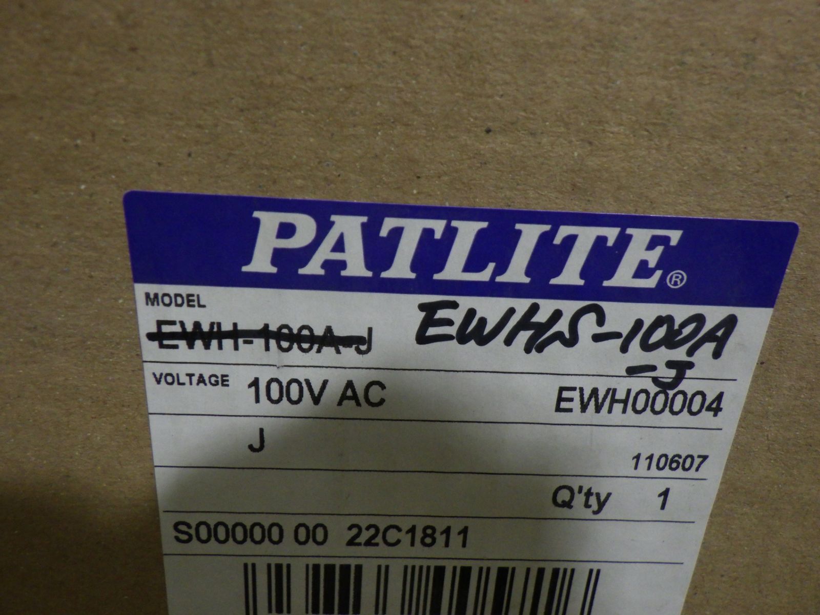 EWHS-100A-J