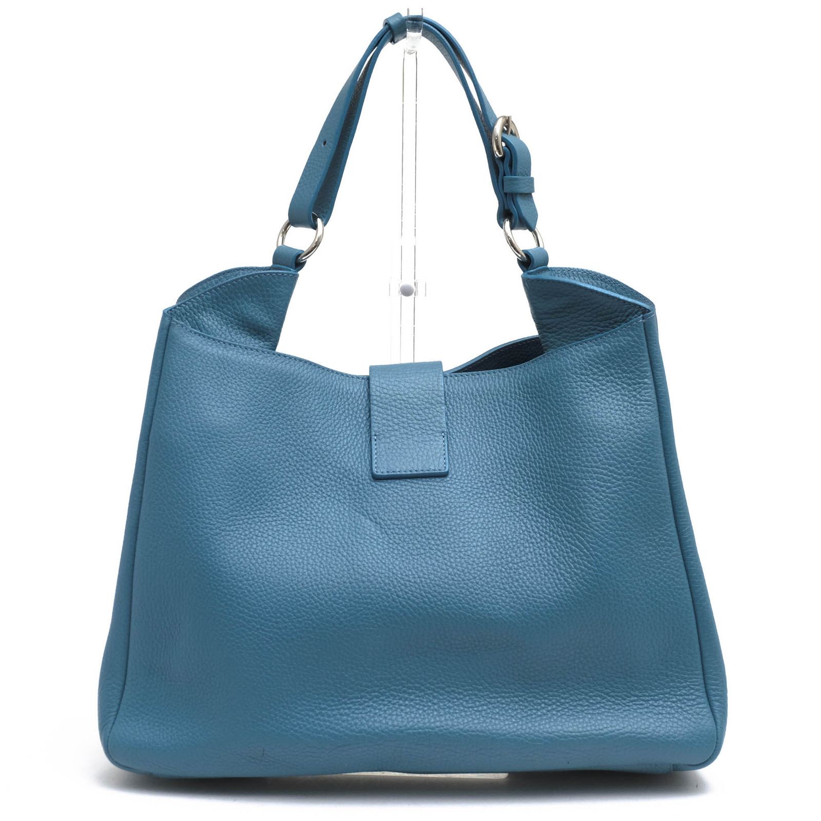 MAURO GOVERNA マウロ ゴヴェルナ ネイビー クロコ 本革 レザー