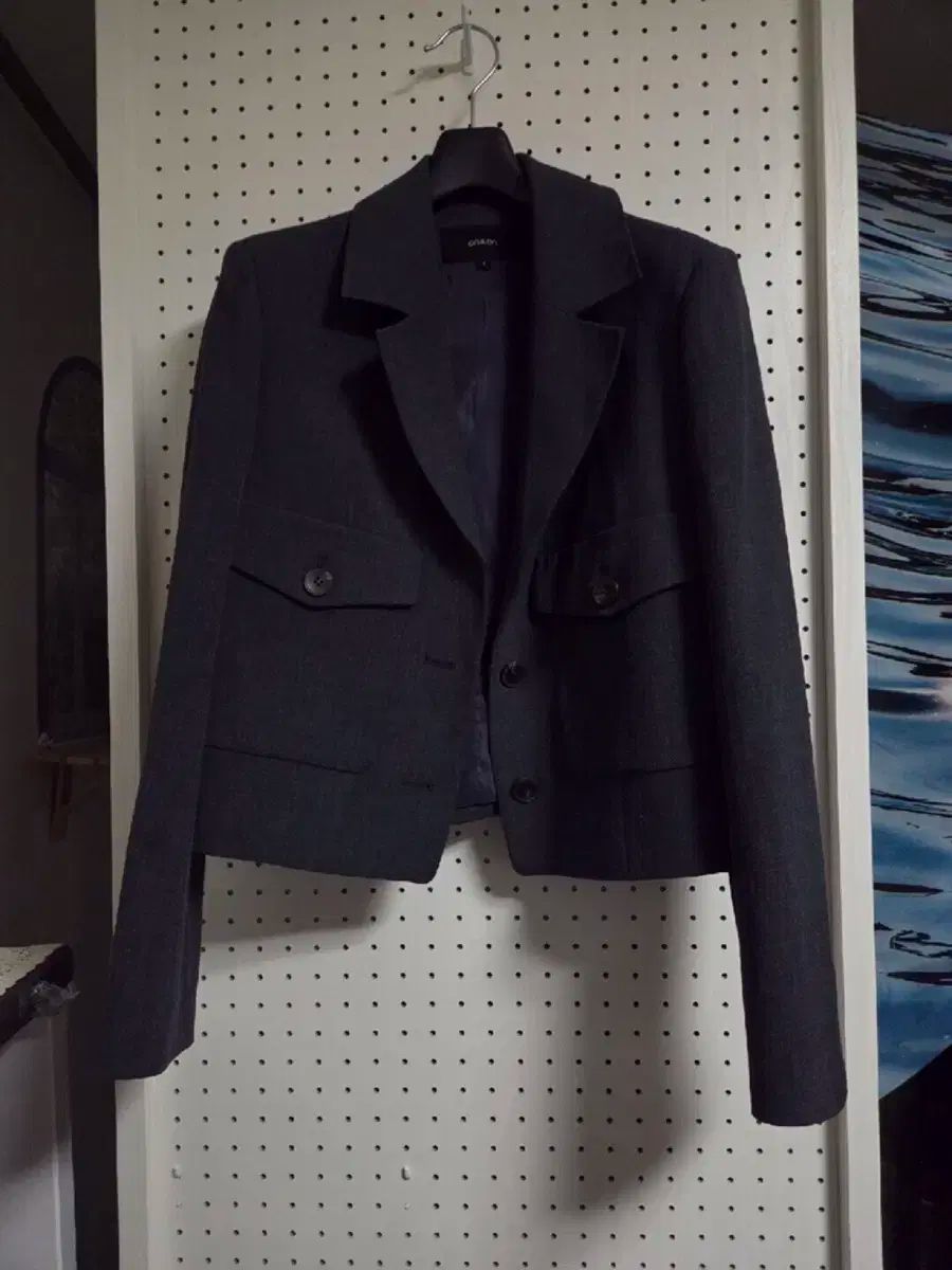 ジャケット チャコールグレー