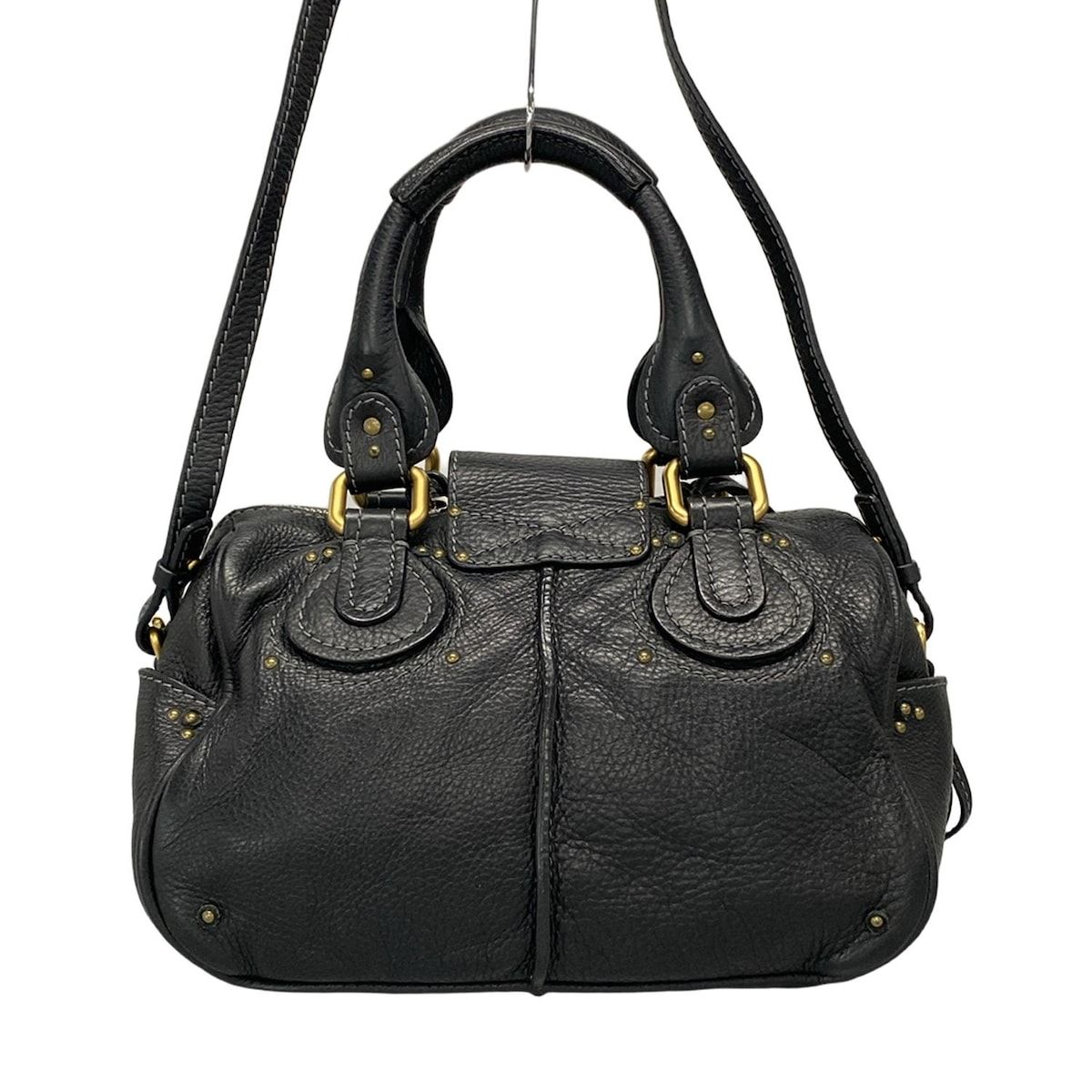 Chloe(クロエ) ハンドバッグ パディントン 黒 レザー - メルカリ
