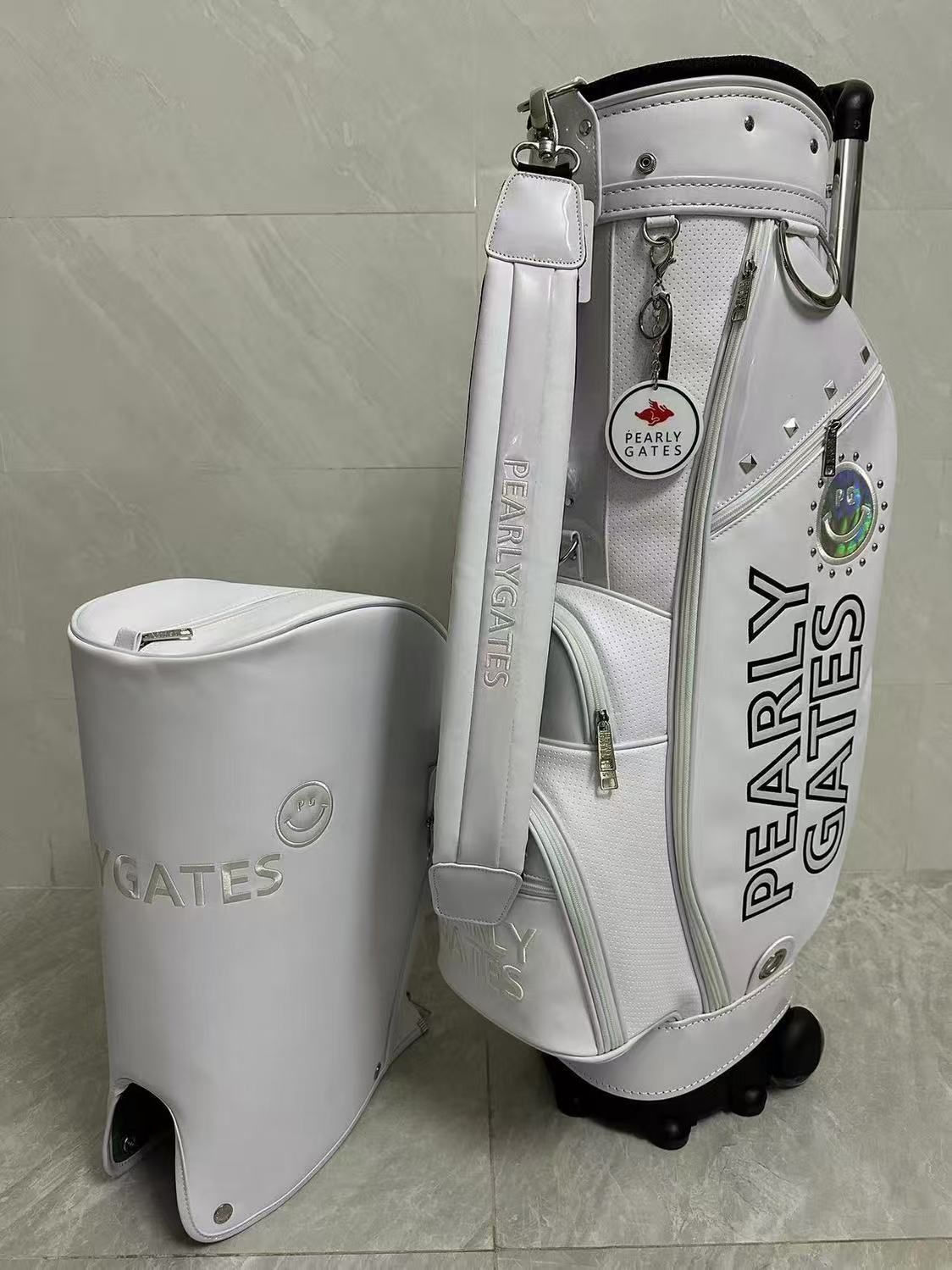 PEARL GATES ストライプ ゴルフバッグ PEARLY GATES ゴルフサブバック