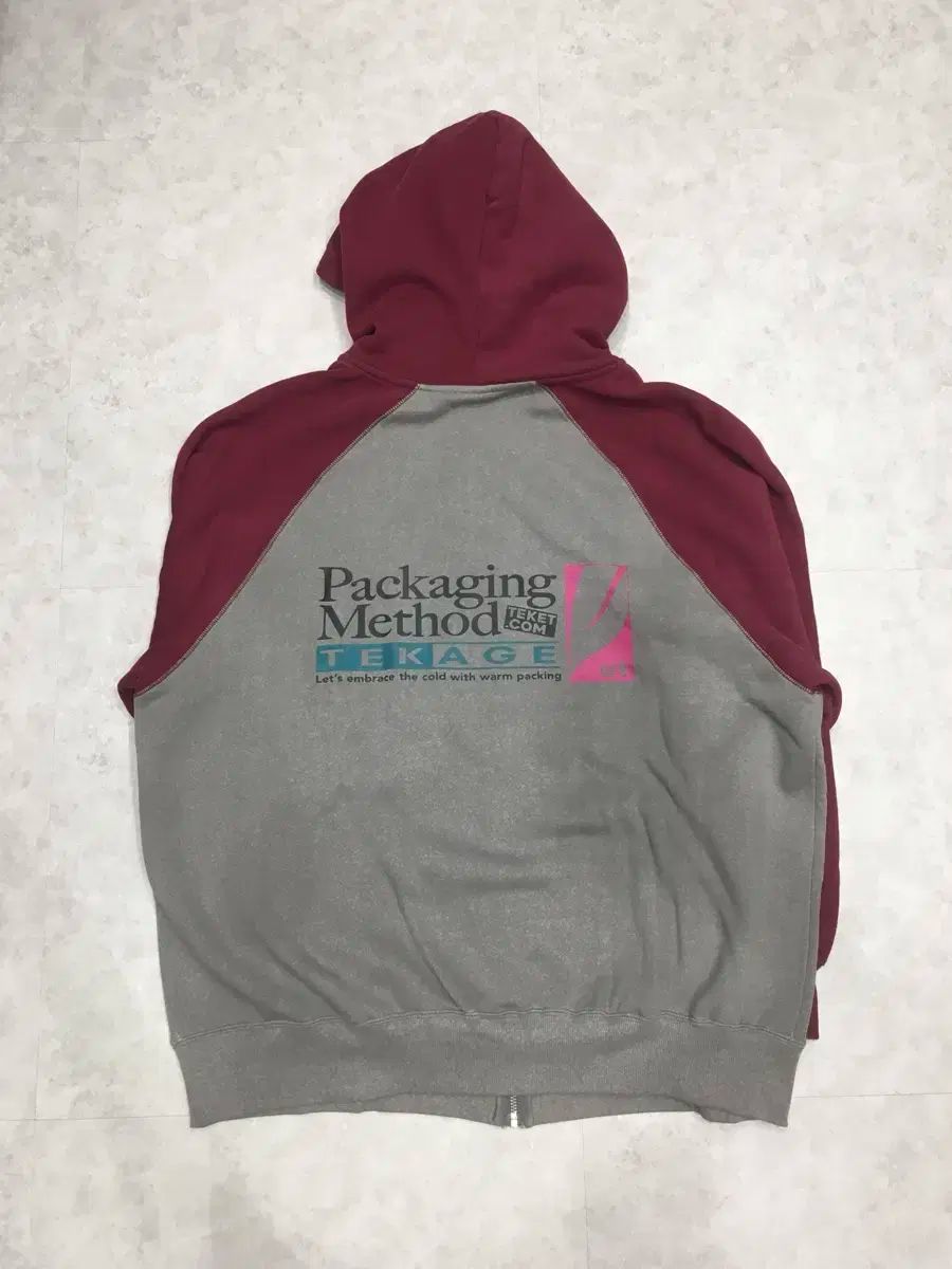 teket テケット ジップアップパーカー フード付き M