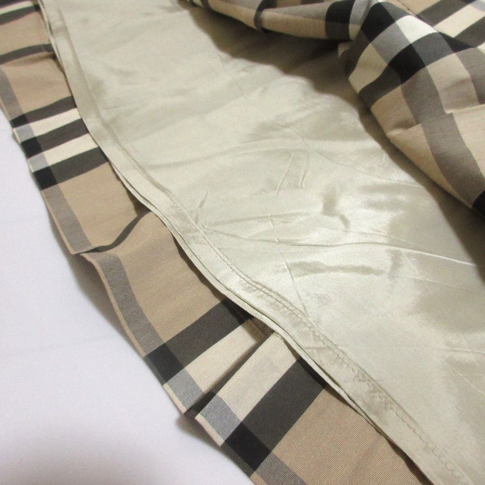 BURBERRY バーバリー チェック柄 ひざ丈 プリーツスカート