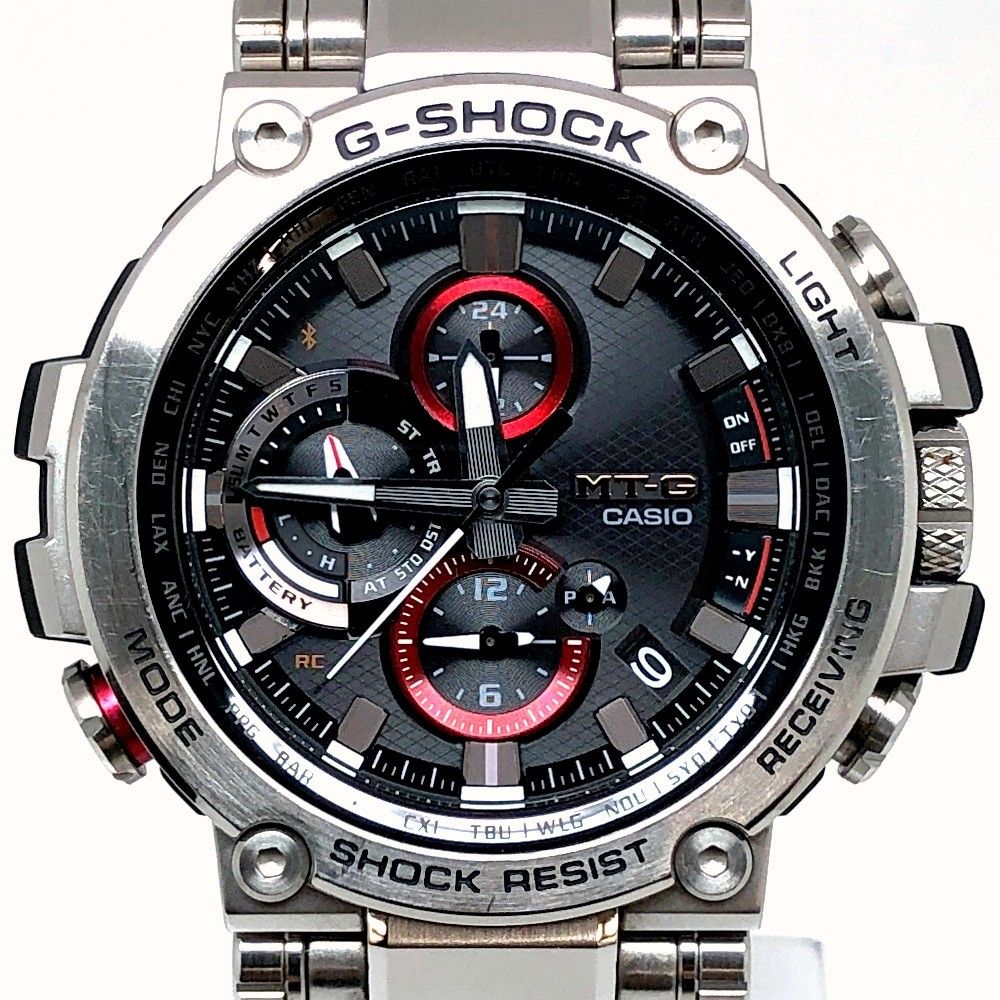 G-SHOCK ジーショック MTG-B1000D-1A MT-G 電波ソーラー Bluetooth ミドルサイズ メタル×樹脂 アナログ 2018年10月発売