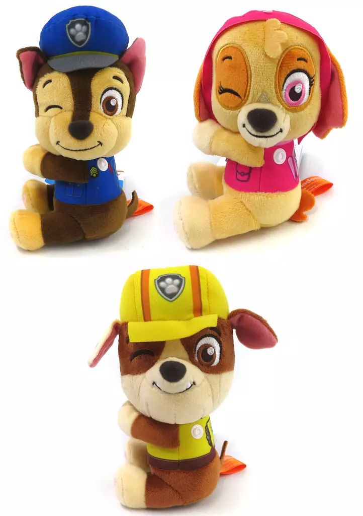 中古】ぬいぐるみ 全3種セット くっつき ぬいぐるみ(EX) 「パウ
