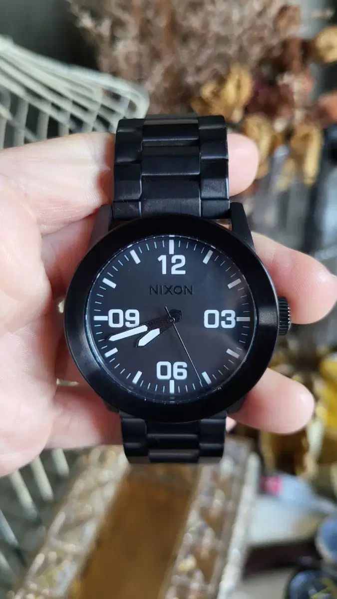 NIXON NIXON ニクソン オールブラック メタル 腕時計
